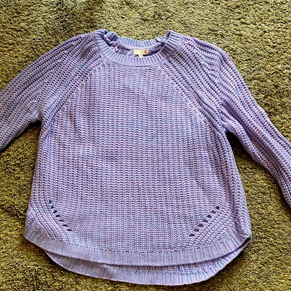 SO XL PINK AND PURPLE SWEATER, new never worn